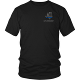 Texas Law Enforcement Thin Blue Line Shirt - Thin Line Style