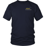 Tennessee Dispatcher Thin Gold Line Shirt - Thin Line Style