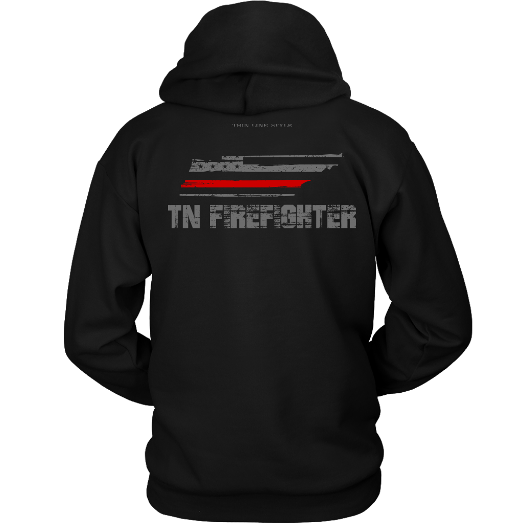 Tennessee Firefighter Thin Red Line Hoodie