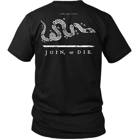 Join or Die Thin White Line EMS Shirt - Thin Line Style