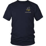 Texas Dispatcher Thin Gold Line Shirt - Thin Line Style
