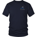 New York Law Enforcement Thin Blue Line Shirt - Thin Line Style