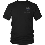 Texas Dispatcher Thin Gold Line Shirt - Thin Line Style
