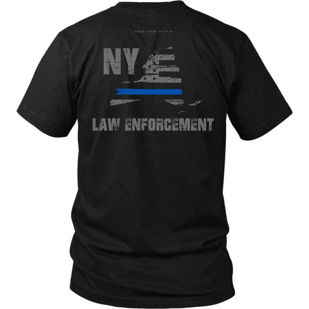 White thin online blue line shirt