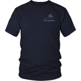 Virginia Law Enforcement Thin Blue Line Shirt - Thin Line Style