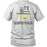 Texas Dispatcher Thin Gold Line Shirt - Thin Line Style