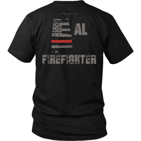 Alabama Firefighter Thin Red Line Shirt - Thin Line Style