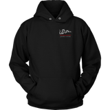 Join or Die Thin Red Line Firefighter Hoodie - Thin Line Style