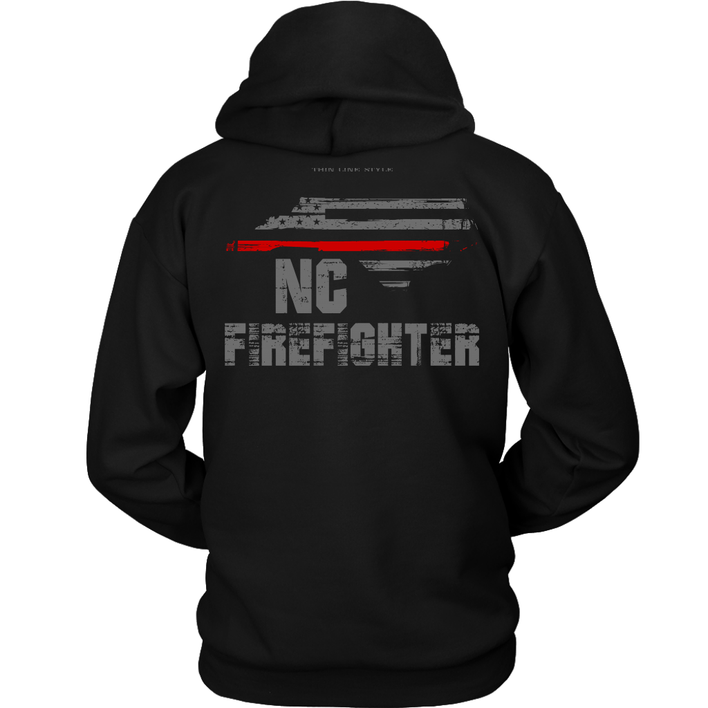 Thin red line firefighter discount hoodie