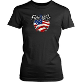 Fire Wife Shirt - Thin Line Style