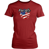 Fire Wife Shirt - Thin Line Style