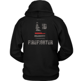 Idaho Firefighter Thin Red Line Hoodie - Thin Line Style