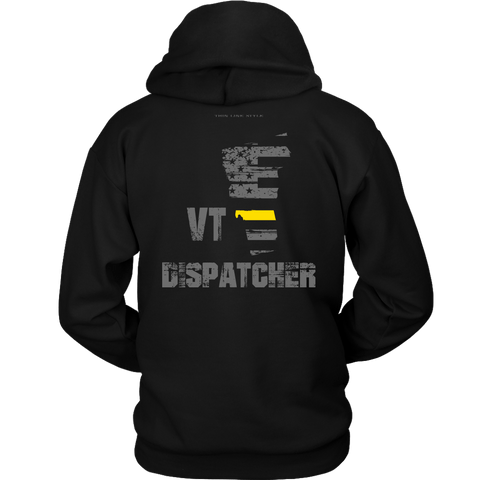 Vermont Dispatcher Thin Gold Line Hoodie - Thin Line Style