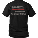 Nebraska Firefighter Thin Red Line Shirt - Thin Line Style