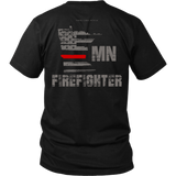 Minnesota Firefighter Thin Red Line Shirt - Thin Line Style