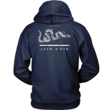 Join or Die Thin White Line EMS Hoodie - Thin Line Style