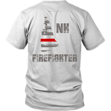 New Hampshire Firefighter Thin Red Line Shirt - Thin Line Style