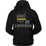 Ohio Dispatcher Thin Gold Line Hoodie - Thin Line Style