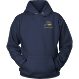 Wisconsin Dispatcher Thin Gold Line Hoodie - Thin Line Style