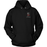Indiana Firefighter Thin Red Line Hoodie - Thin Line Style