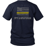 Wyoming Dispatcher Thin Gold Line Shirt - Thin Line Style