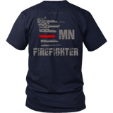 Minnesota Firefighter Thin Red Line Shirt - Thin Line Style