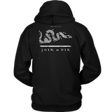 Join or Die Thin White Line EMS Hoodie - Thin Line Style