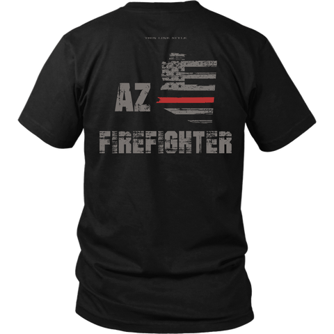 Arizona Firefighter Thin Red Line Shirt - Thin Line Style