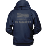 North Dakota Paramedic Thin White Line Hoodie - Thin Line Style
