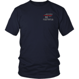 North Carolina Firefighter Thin Red Line Shirt - Thin Line Style