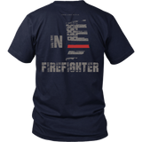 Indiana Firefighter Thin Red Line Shirt - Thin Line Style
