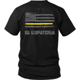 South Dakota Dispatcher Thin Gold Line Shirt - Thin Line Style