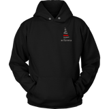 New Hampshire Firefighter Thin Red Line Hoodie - Thin Line Style
