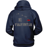 Hawaii Firefighter Thin Red Line Hoodie - Thin Line Style