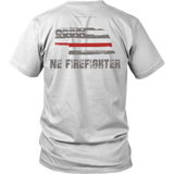 Nebraska Firefighter Thin Red Line Shirt - Thin Line Style