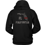 Florida Firefighter Thin Red Line Hoodie - Thin Line Style