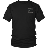 Connecticut Firefighter Thin Red Line Shirt - Thin Line Style