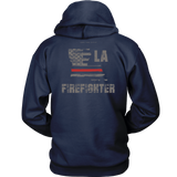 Louisiana Firefighter Thin Red Line Hoodie - Thin Line Style