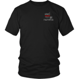 Ohio Firefighter Thin Red Line Shirt - Thin Line Style