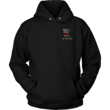 Minnesota Firefighter Thin Red Line Hoodie - Thin Line Style