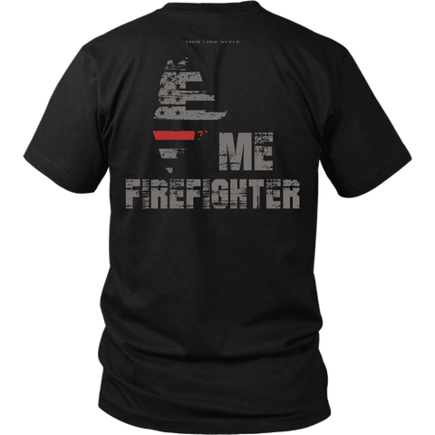 Maine Firefighter Thin Red Line Shirt - Thin Line Style
