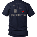 Hawaii Firefighter Thin Red Line Shirt - Thin Line Style