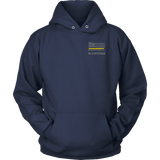 South Dakota Dispatcher Thin Gold Line Hoodie - Thin Line Style