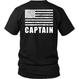 Fire Rescue Captain Duty Shirt - Thin Line Style