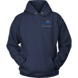 Virginia Law Enforcement Thin Blue Line Hoodie - Thin Line Style