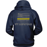 Wyoming Dispatcher Thin Gold Line Hoodie - Thin Line Style