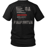 Georgia Firefighter Thin Red Line Shirt - Thin Line Style