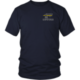 North Carolina Dispatcher Thin Gold Line Shirt - Thin Line Style