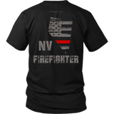 Nevada Firefighter Thin Red Line Shirt - Thin Line Style