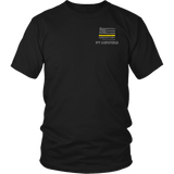 Wyoming Dispatcher Thin Gold Line Shirt - Thin Line Style